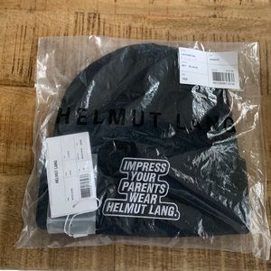NWT Helmut Lang beanie impress your parents